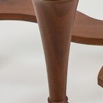 Custom woodturning example on lowboy
