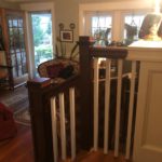 after 3 newel posts and balustrade
