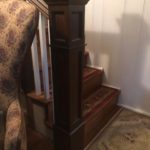 after 2 newel posts and balustrade