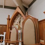 Blackburn Furniture french fitting tools after completion of the St Maximillian Church project