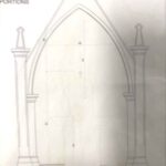 Architectural Millwork drawing for church shrine