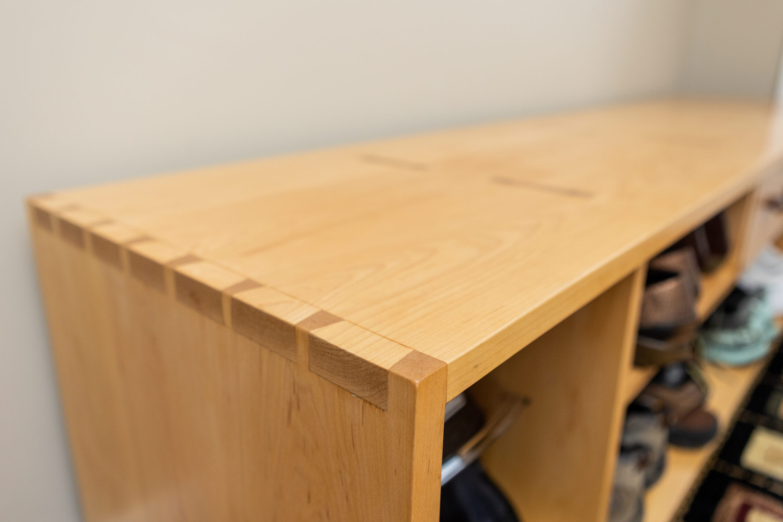 Maple Bench Mudroom