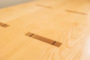 Maple Bench Mudroom with dovetail joinery