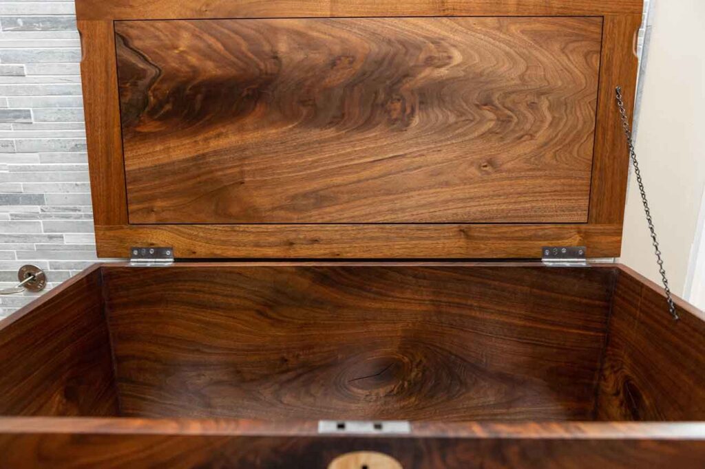 Contemporary Walnut Chest Blackburn Furniture CO.